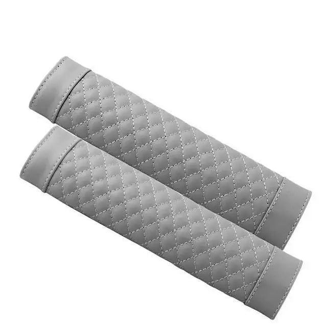 Premium PU Leather Seat Belt Covers