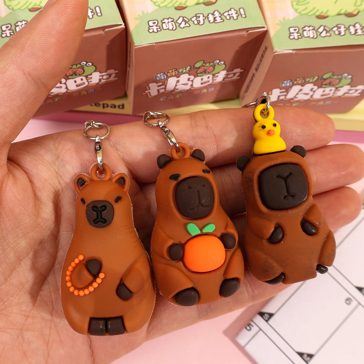Surprise Capybara Blind Box Keychain Doll