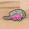 Cute Opossum Enamel Pin