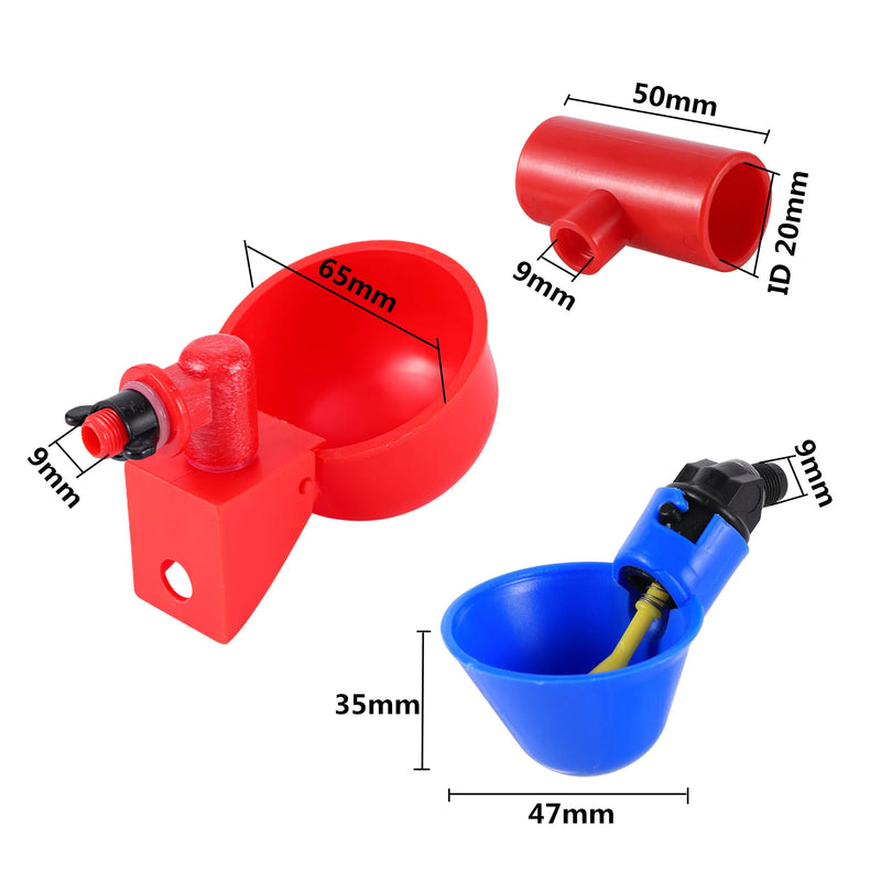 Bebedero Automático para Aves con Conector de Rosca