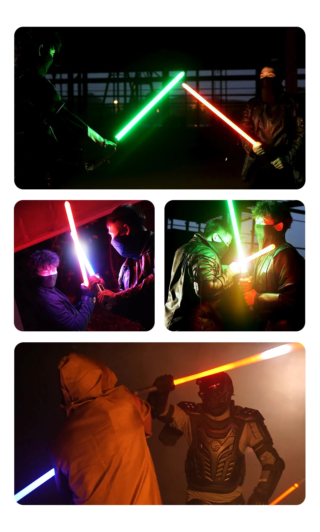 Dueling Lightsaber with Neopixel Blade and Bluetooth Soundboard