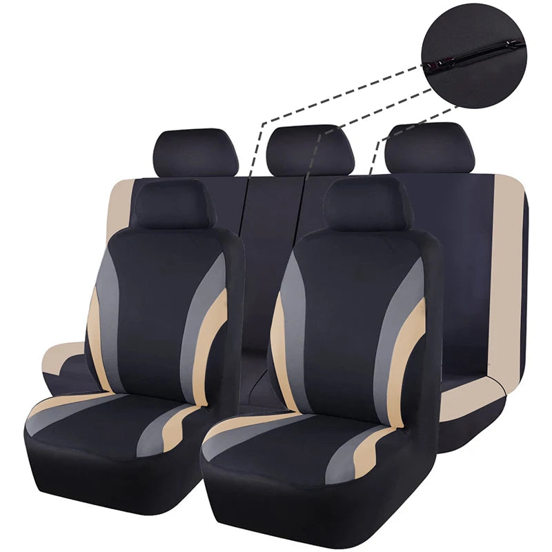 Universal Polyester Seat Covers for Car, SUV, and Truck