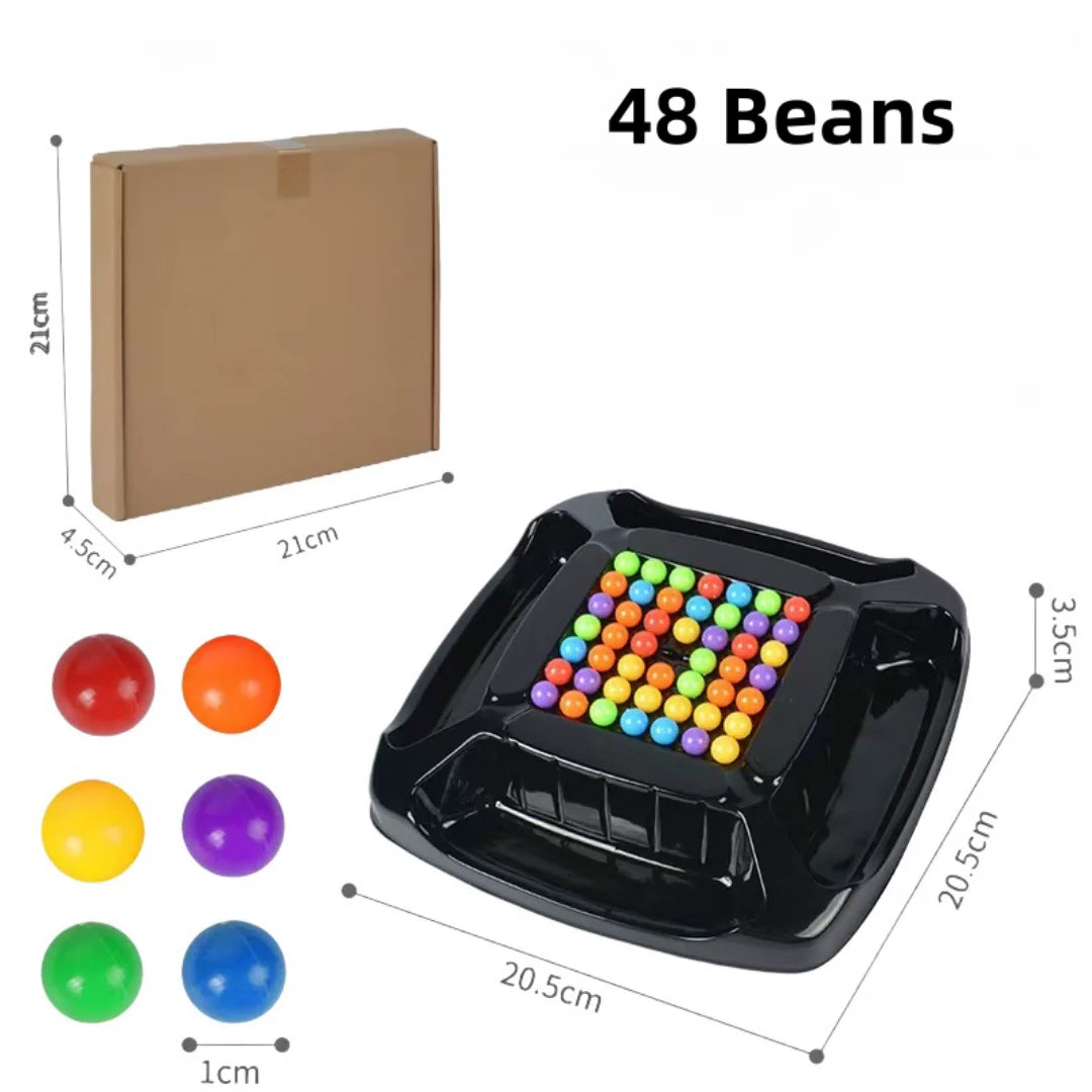 Rainbow Ball Elimination Board Game for Family Fun
