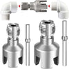 Electric Drill Compatible PVC Pipe Threader Kit for Internal and External Threads