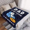 Funny Cartoon Dad Blanket