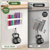 Acrylic Wall-Mounted Straw and Utensil Holder