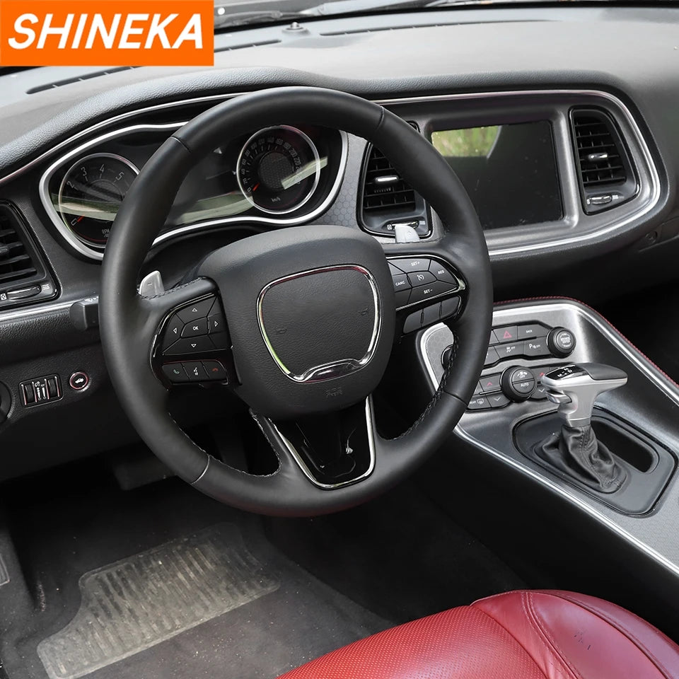 Custom Steering Wheel Cover for Dodge, Jeep, and Chrysler Models
