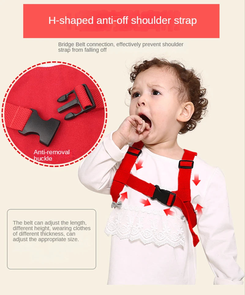 Toddler Safety Harness with Cute Backpack and Parent Wristband