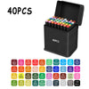 Professional Dual-Tip Art Markers Set for Drawing & Illustration