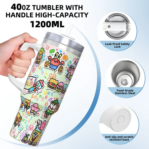 SpongeBob SquarePants 3D Stainless Steel Tumbler