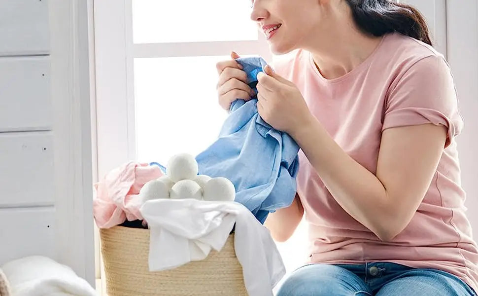Natural Wool Dryer Balls for Soft, Static-Free Laundry