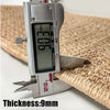 Minimalist Faux Sisal Jute Rug with Anti-Slip Backing