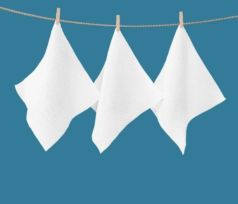 100% Cotton Disposable Face Towels – Soft & Thick Cleansing Wipes for Skincare