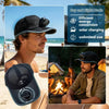 Solar-Powered Cooling Fan Hat with USB Charging