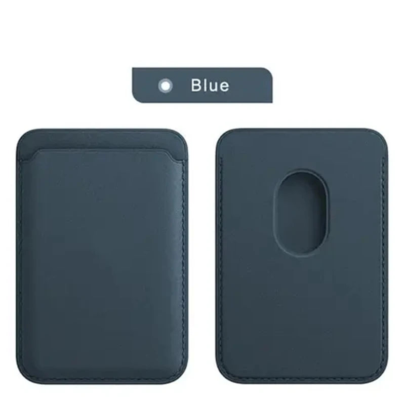 Leather Magnetic Card Holder Phone Case with MagSafe Compatibility