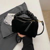 Suede-Style Crossbody Shoulder Bag