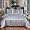 Silver Royal Luxury Duvet Cover Set with Pillowcases