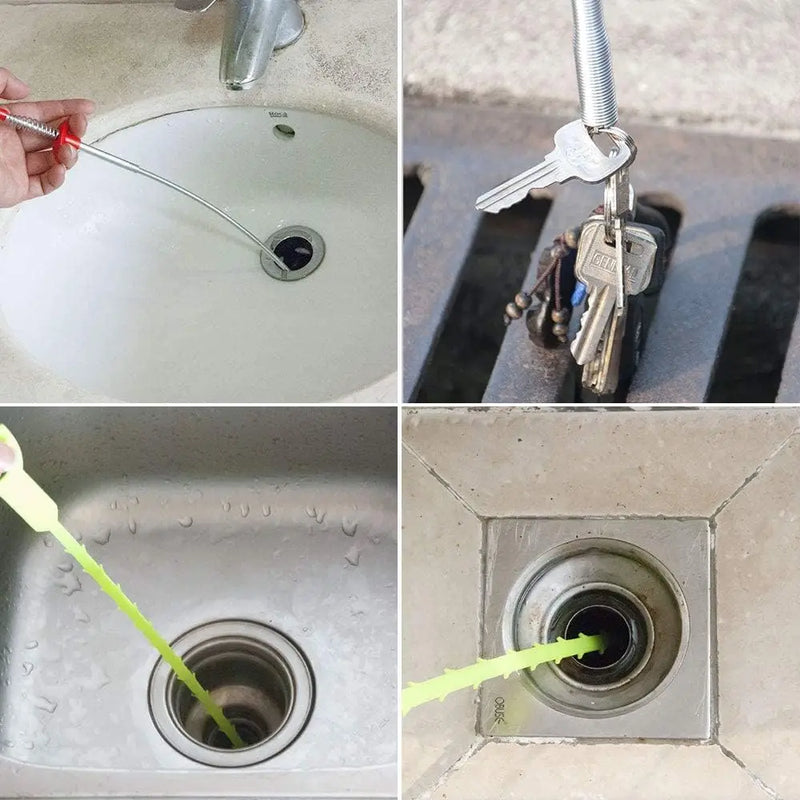 Flexible Drain Cleaning Grabber Tool