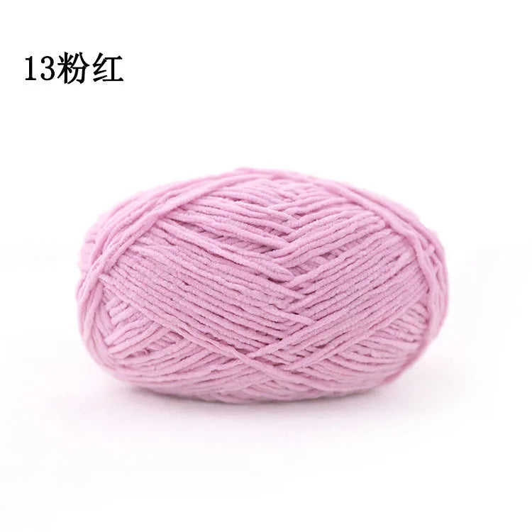 Matte Chenille Yarn for Crochet and Knitting