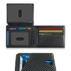 RFID Blocking Ultra-Thin Bifold Wallet with ID Windows