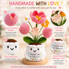 Handmade Crochet Amigurumi Doll with Love and Encouragement
