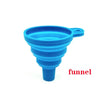 Blue refillable soap dispenser bottle for shampoo, shower gel, and lotion.