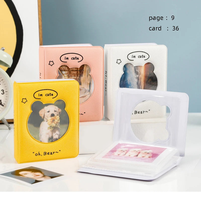 Heart-Shaped Mini Photo Album for K-pop Photocards