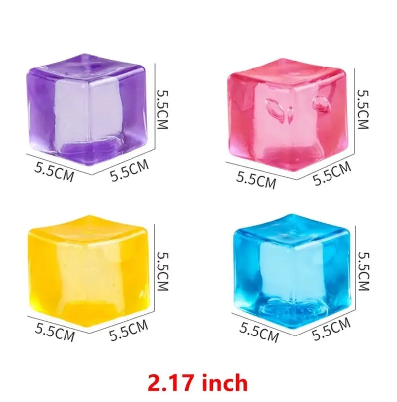 Squeeze Ice Cube Squishy Toy