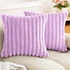 Plush Faux Fur Square Cushion Cover
