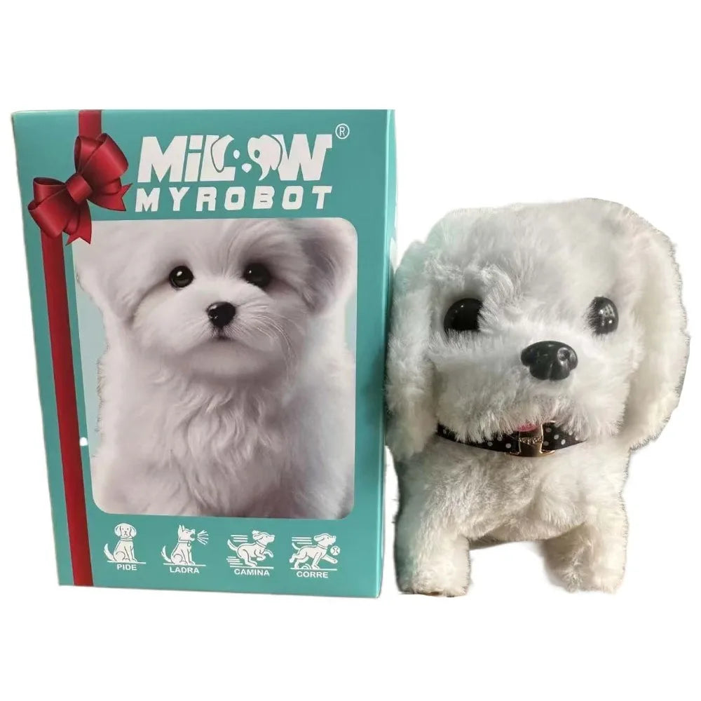 Interactive Robotic Puppy Plush Toy with Realistic Movements