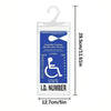 Clear Disabled Parking Permit Holder with Hanging Hook