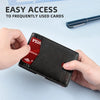 Slim RFID-Blocking Carbon Fiber Leather Wallet