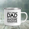 Dad Joke Enamel Camping Mug