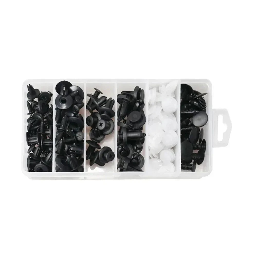 Universal Auto Trim Clip Assortment Kit – Plastic Push Rivets & Fasteners