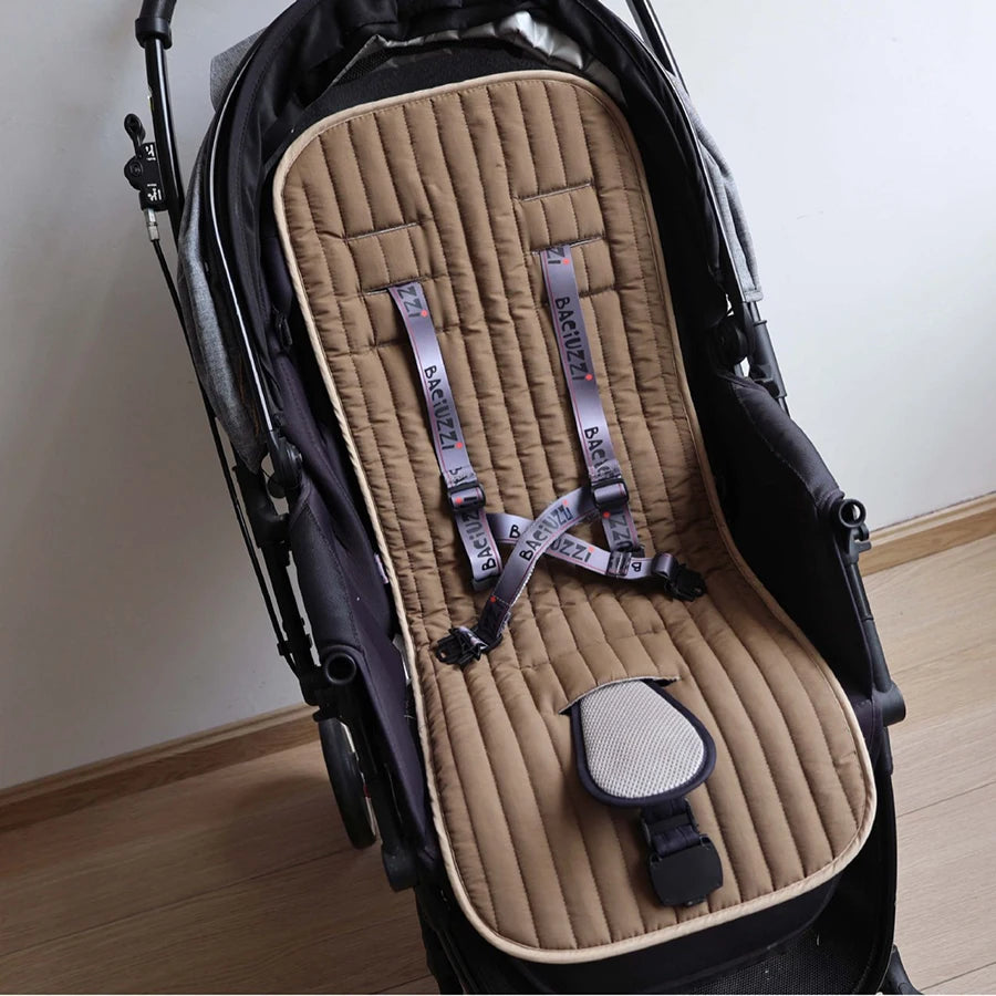 Universal Baby Stroller Seat Pad – Warm, Anti-Slip Cushion for All Seasons