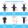Durable Push-Type Retainer Clips for Car Trim and Body Panels