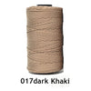 Spool of 017dark Khaki ice silk crochet yarn for knitting and DIY crafts