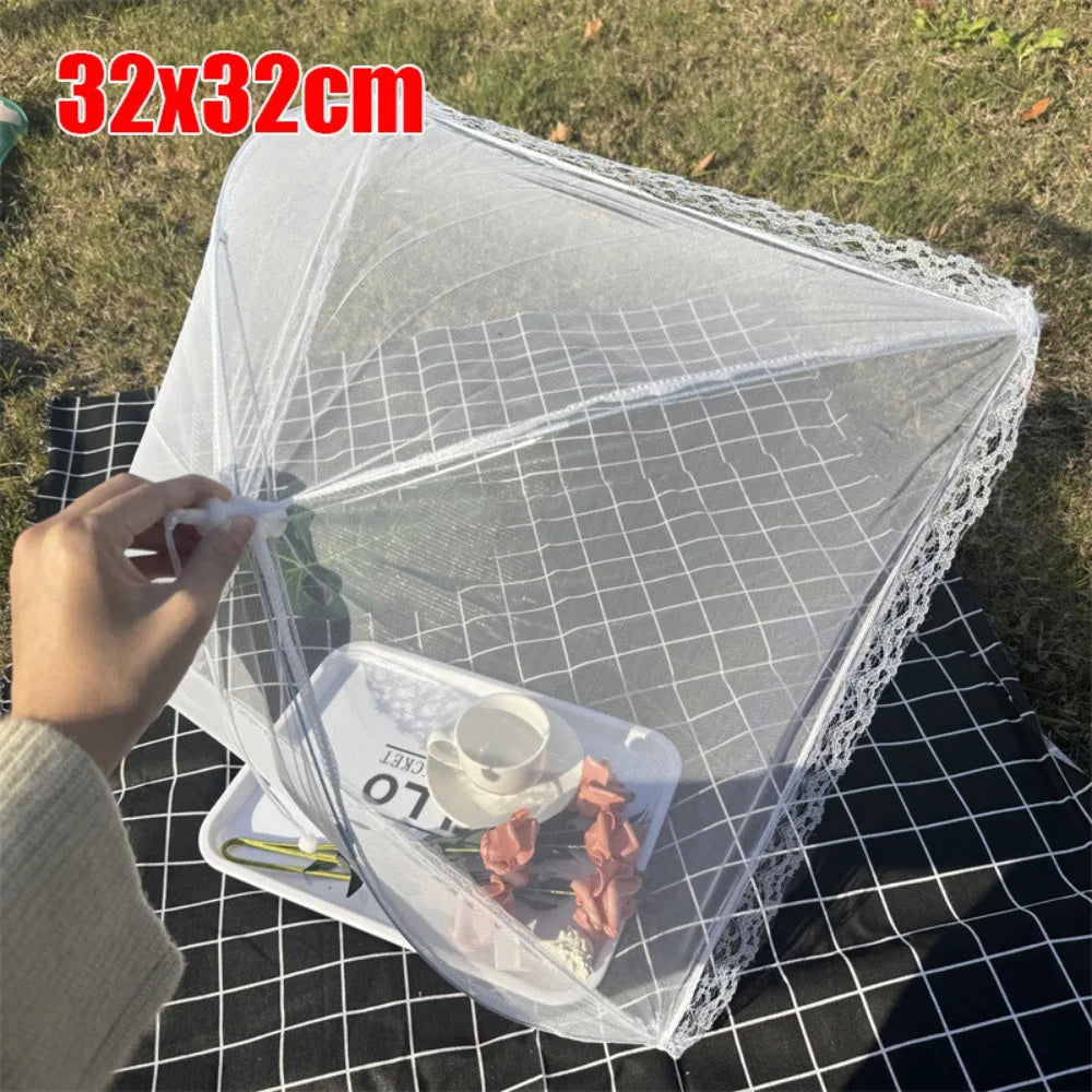 Foldable Mesh Food Cover for Outdoor Dining