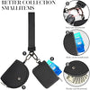Mini Keychain Wallet with Wristlet Strap