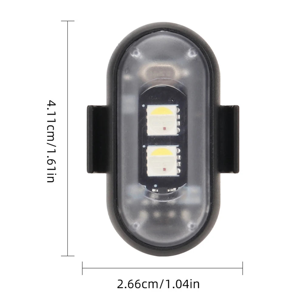 RGB LED Strobe Light with Remote Control for Vehicles and Drones
