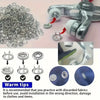 Snap Fastener Kit with Pliers – 400-Piece Metal Buttons