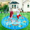 Inflatable Dolphin Splash Mat with Water Spray System