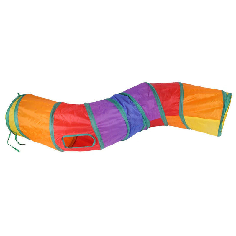 Foldable S-Shaped Cat Play Tunnel