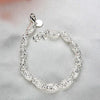 Sterling Silver Geometric Chain Bracelet