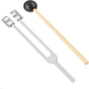 128Hz Aluminum Alloy Tuning Fork Set for Sound Therapy and Chakra Balancing