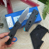 Premium S90V Steel Folding Knife with Carbon Fiber Handle