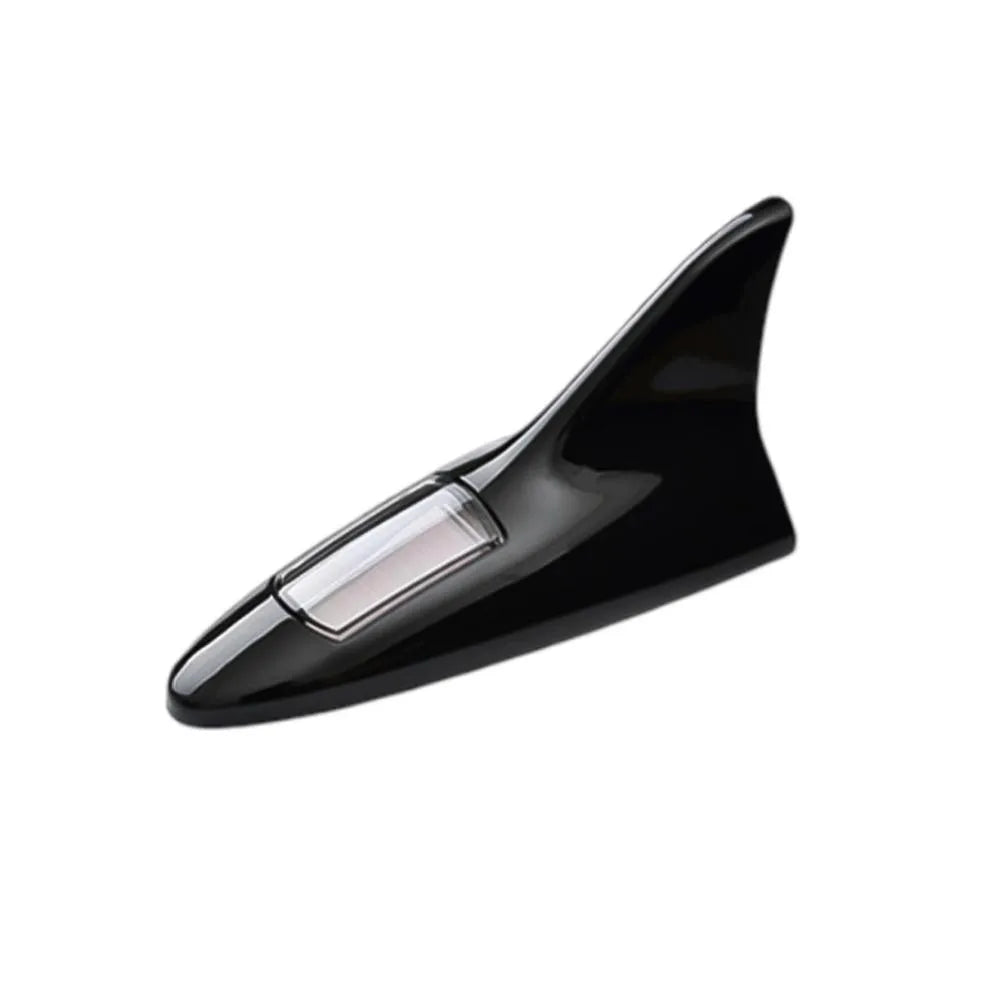 Solar-Powered Shark Fin LED Roof Antenna with Warning Lights