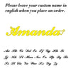 Personalized Cursive Name Necklace in Stainless Steel