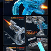 A collection of LED light-up electric water blasters featuring deformation linkage, long-range burst, one-click launch, strob