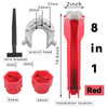 8-in-1 Multi-Function Plumbing Wrench Set for Faucets and Sinks